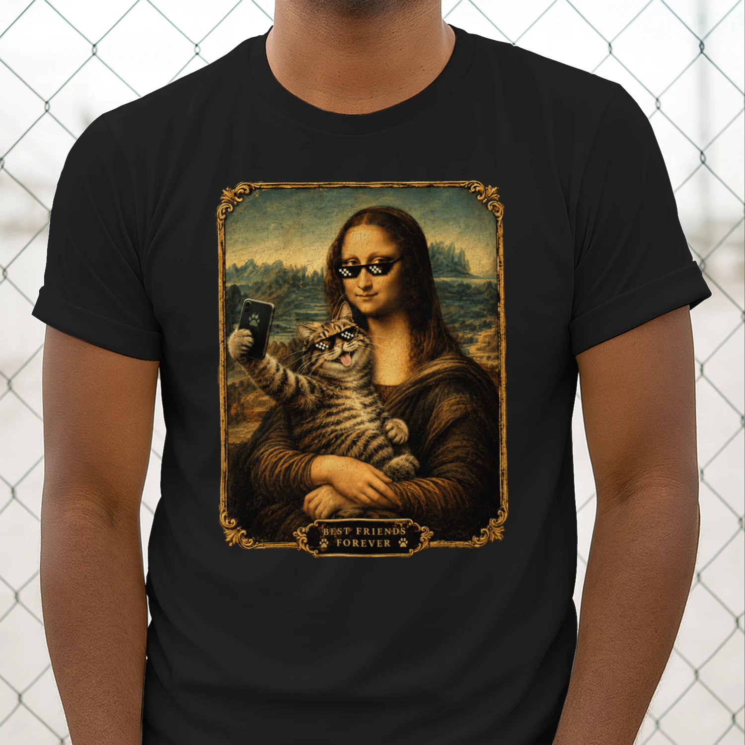 Mona Lisa Cat Lover – Best Friends Forever
