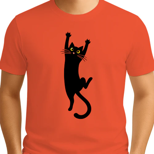 Black Cat Halloween Shirt