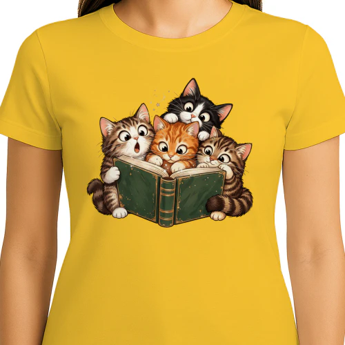 Cute Kittens Reading