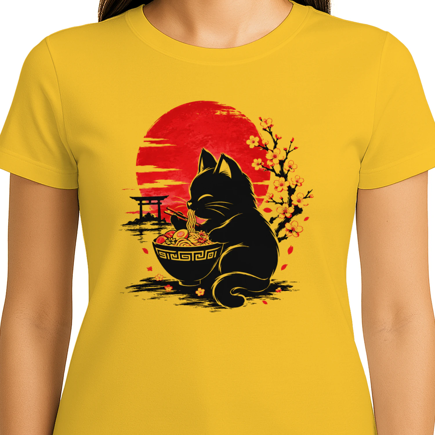 Japanese Cat Ramen Shirt – Japanese Sunset and Asian Aesthetic