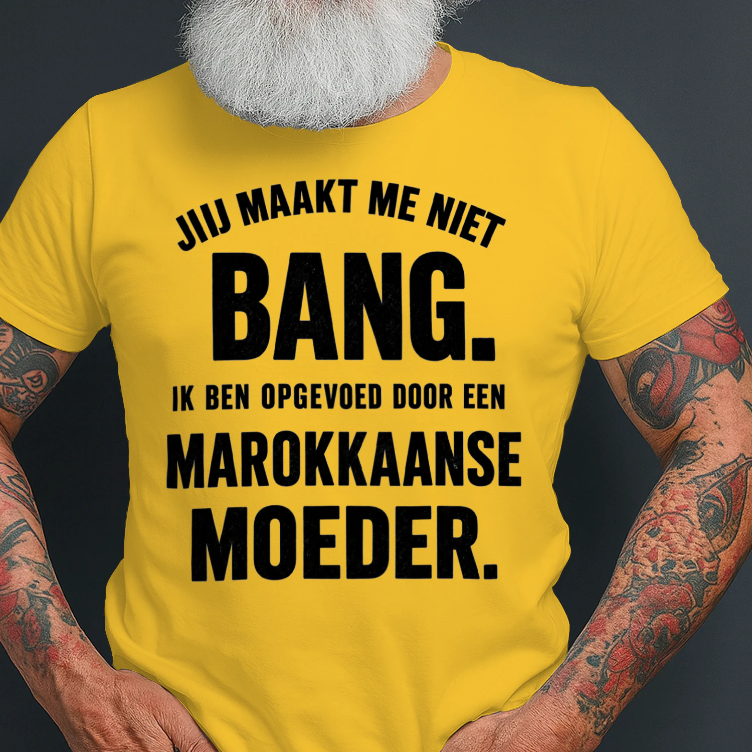 Opgevoed Door Een Marokkaanse Moeder – T-Shirt ⭐