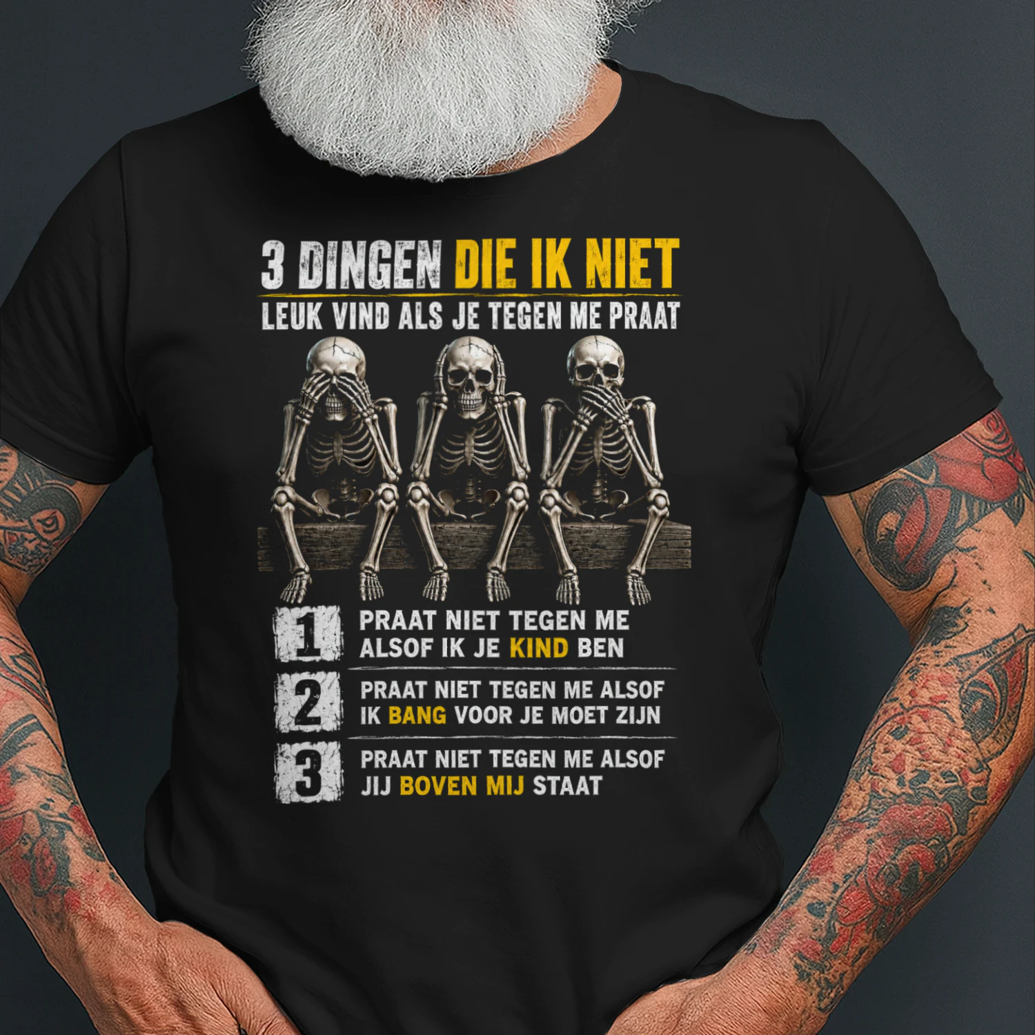 3 Dingen Die Ik Haat – Grappig & Sarcastisch T-Shirt