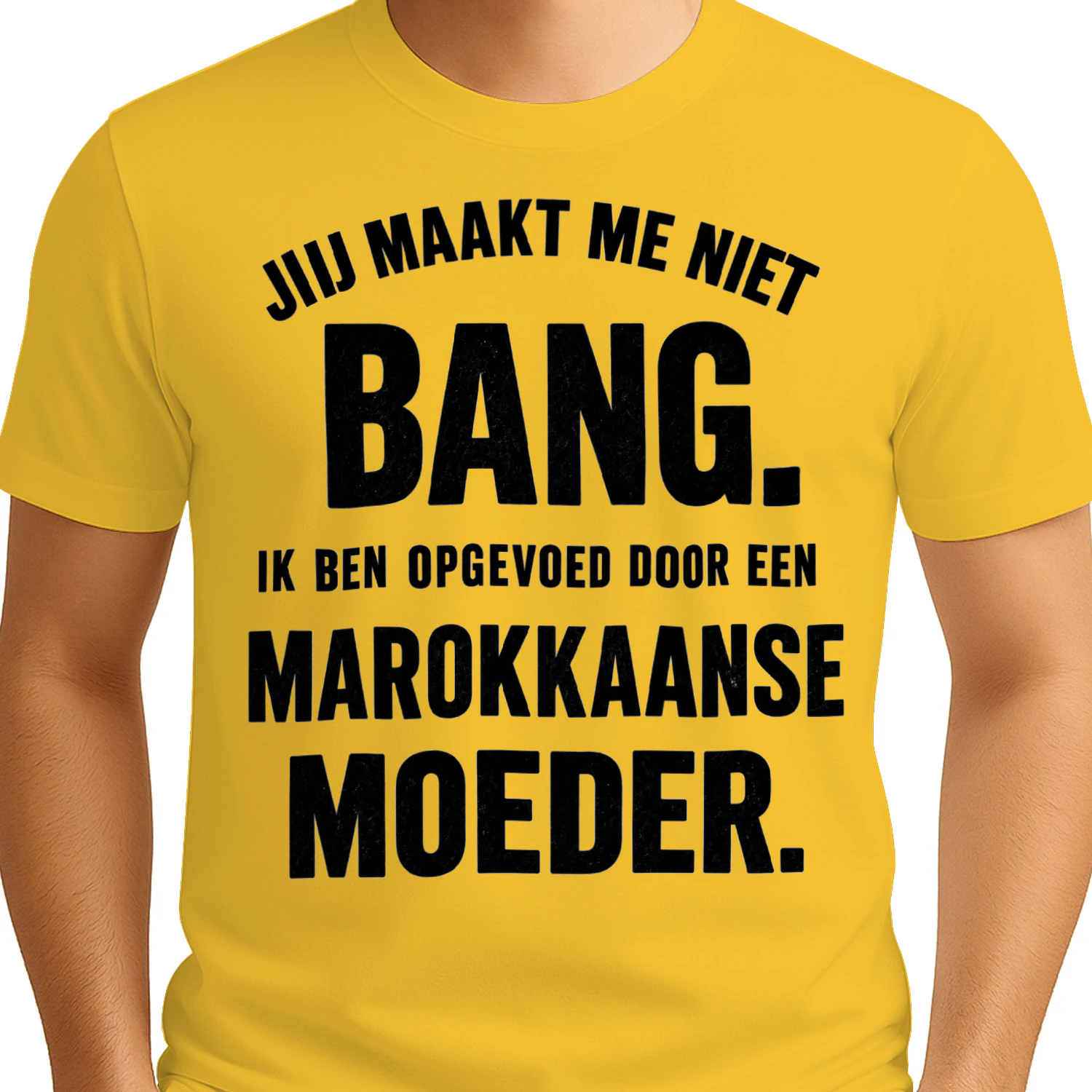 Opgevoed Door Een Marokkaanse Moeder – T-Shirt ⭐