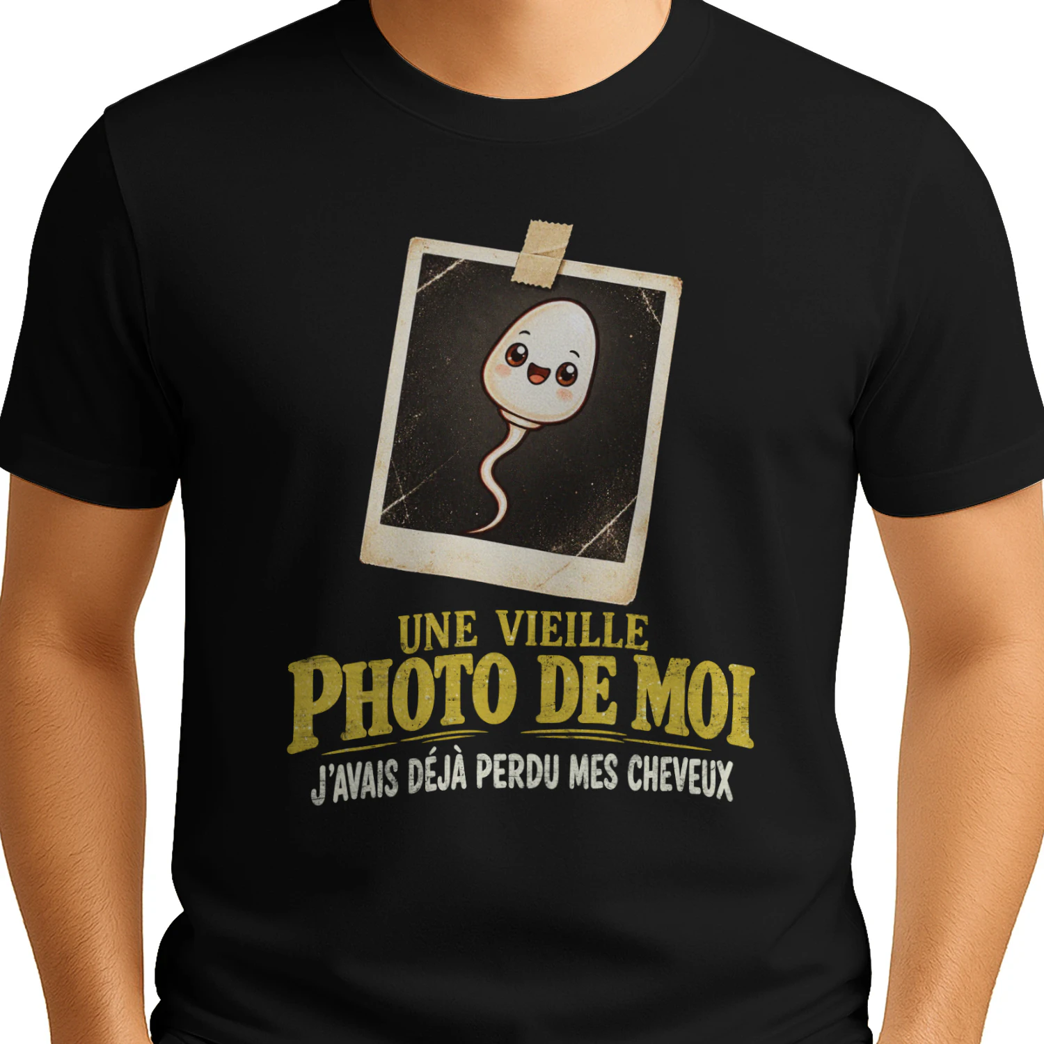 Une Vieille Photo De Moi... J'Avais Déjà Perdu Mes Cheveux