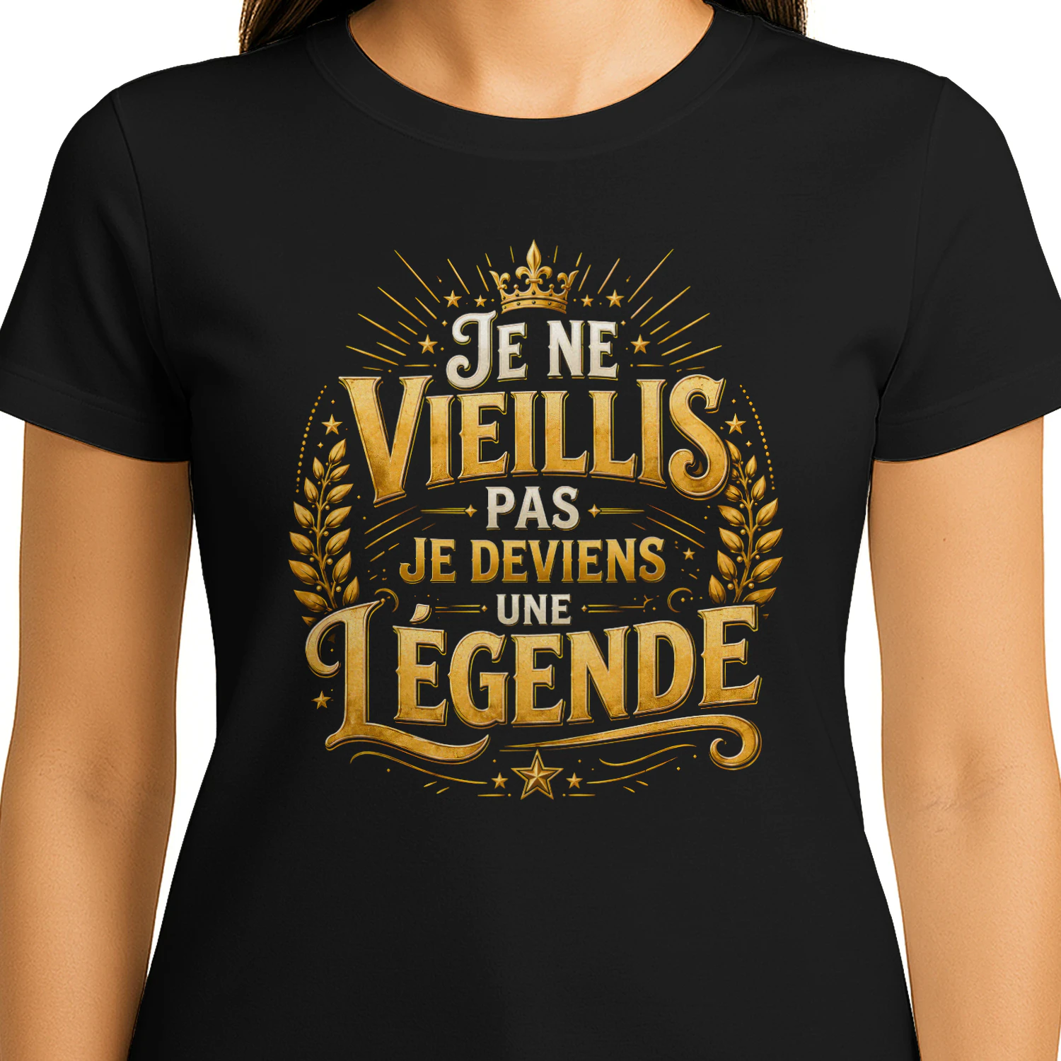 JE NE VIEILLIS PAS JE DEVIENS UNE LÉGENDE