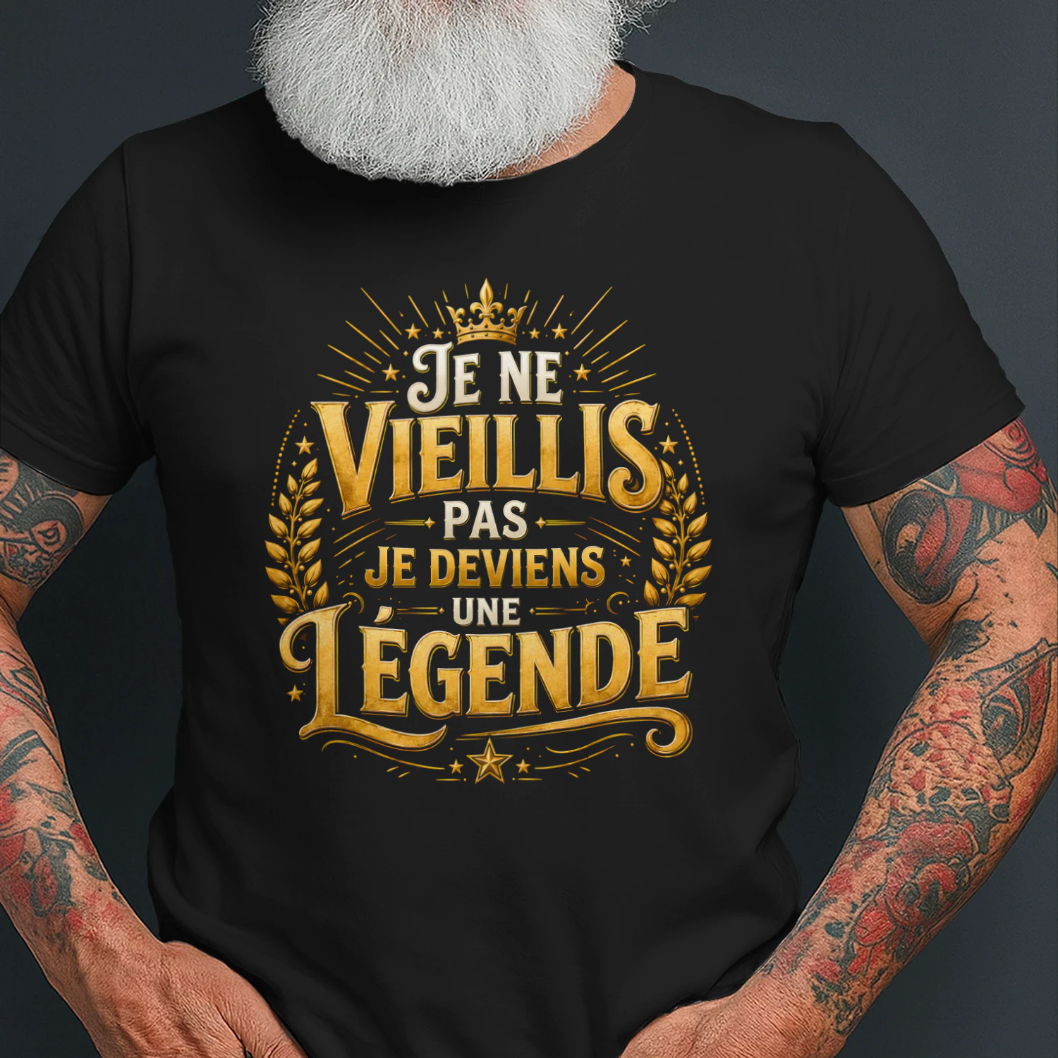 JE NE VIEILLIS PAS JE DEVIENS UNE LÉGENDE