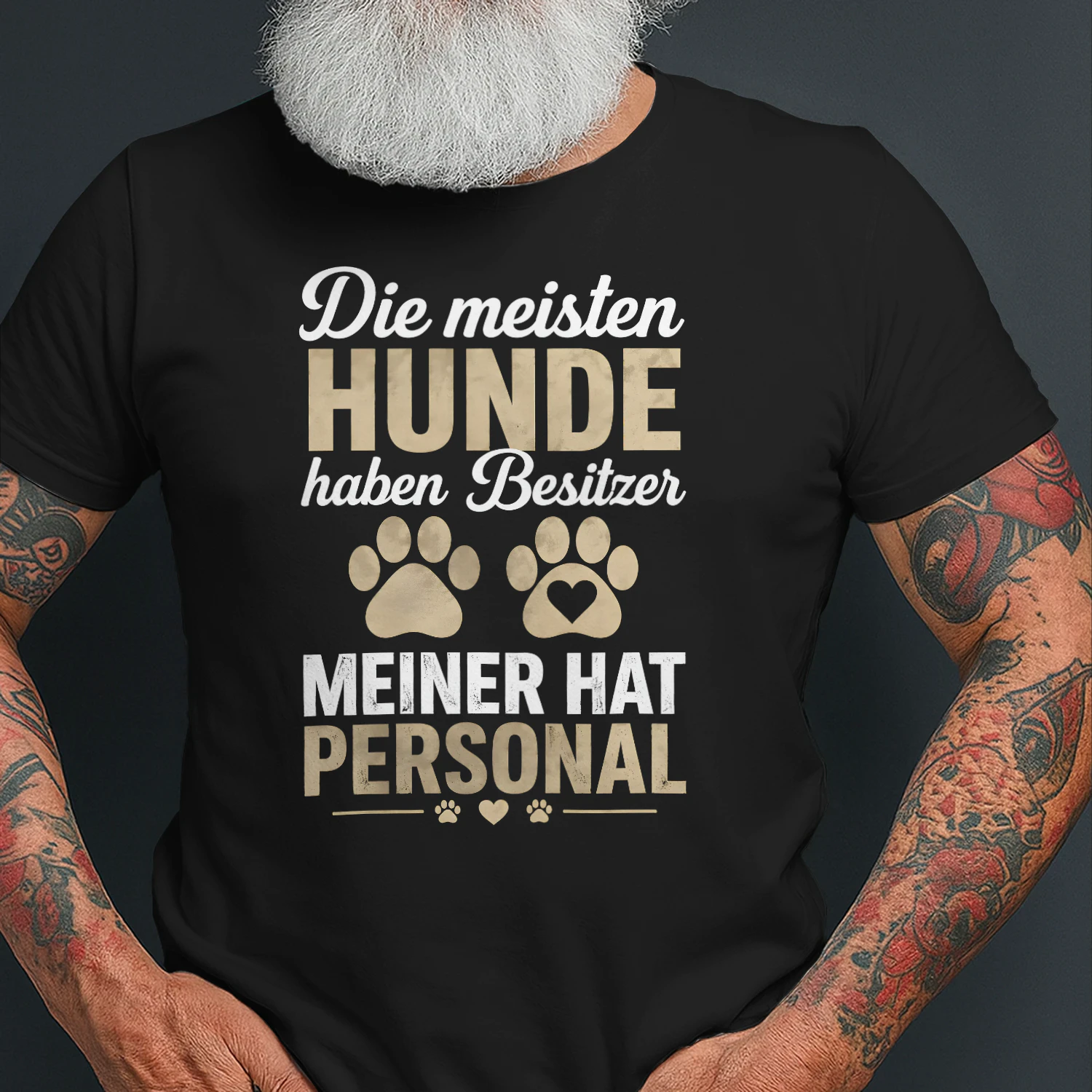 Die meisten Hundebesitzer betrachten ihre Hunde als ihre Mitarbeiter.