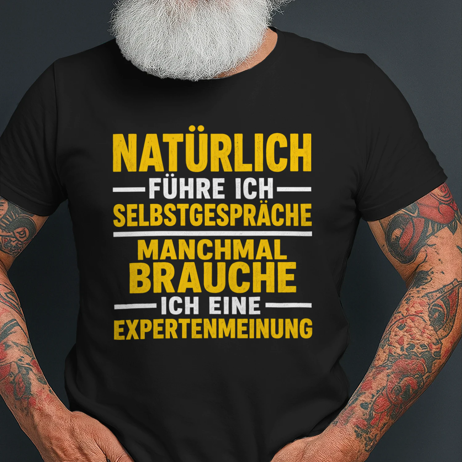 Natürlich führe ich Selbstgespräche. Manchmal brauche ich ...