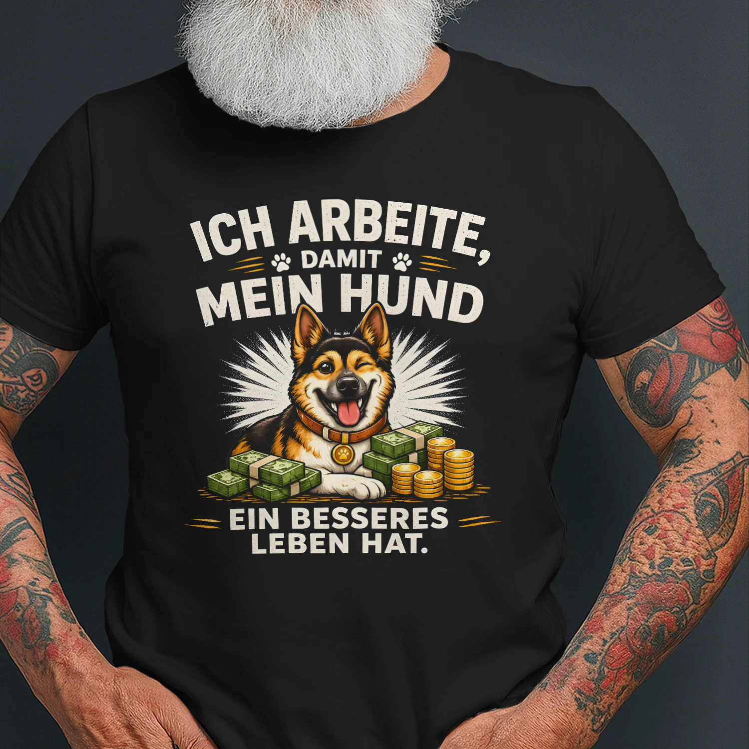 Ich arbeite, damit mein Hund ein besseres Leben hat