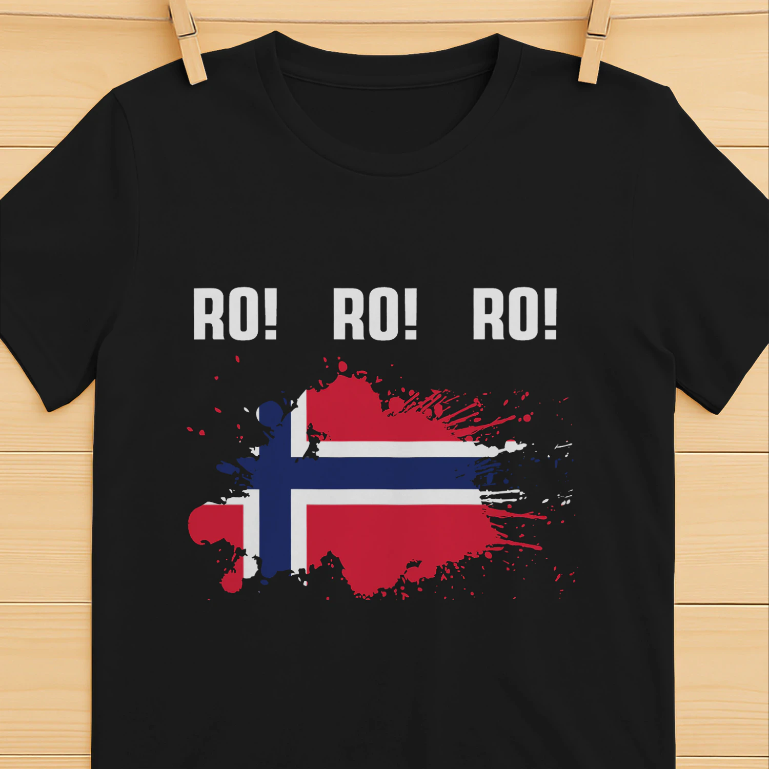 RO! RO! RO! Norway Flag Patriotic T-Shirt
