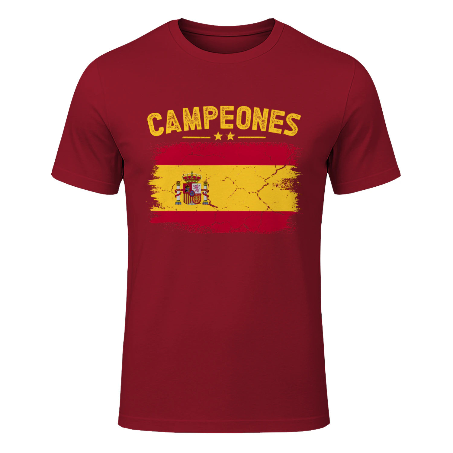 Camiseta CAMPEONES España 2026 – Diseño Vintage con Bandera Española