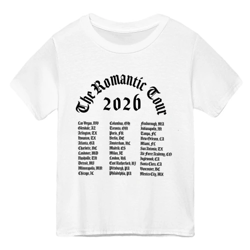 Bruno Mars The Romantic Tour 2026 T-shirt 15