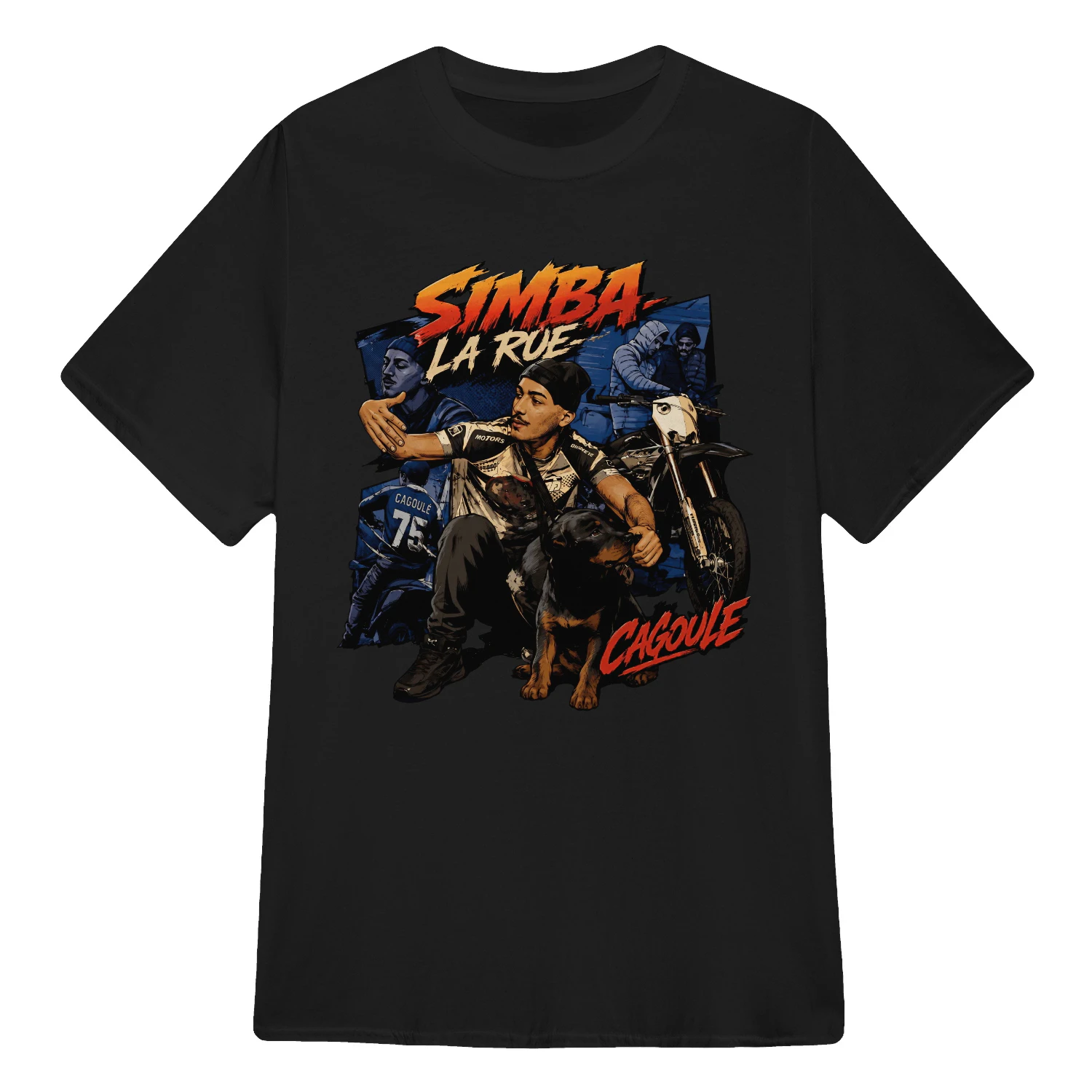 Simba La Rue Merch Cagoule Motocross Urban Noir