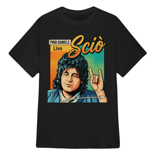 Pino Daniele Merch Live Sciò Vintage Comic Art