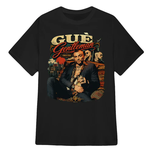 Guè Merch Gentleman L'Uomo Di Strada Artwork