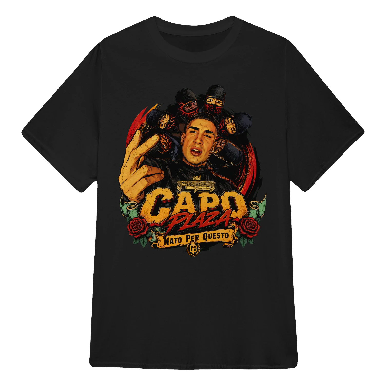 Capo Plaza Merch Nato Per Questo Artwork