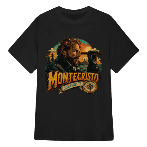 Jovanotti Merch Illustrazione Vintage Montecristo