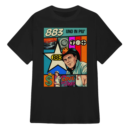 883 Merch Uno In Più Pop Art Comic Style