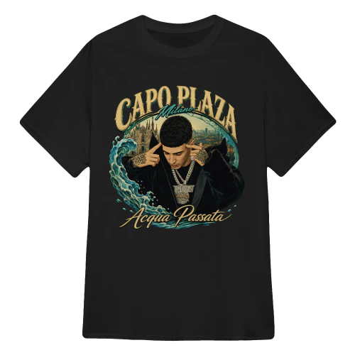 Capo Plaza Merch Milano Acqua Passata Graphic