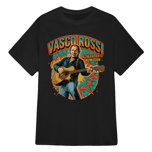 Vasco Rossi Merch Il Komandante Kom Tour Pop Art