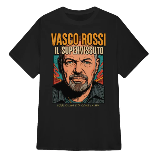 Vasco Rossi Merch Il Supervissuto Pop Art