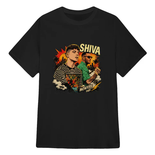 Shiva Merch Mon Fre Retro Comic Sunset