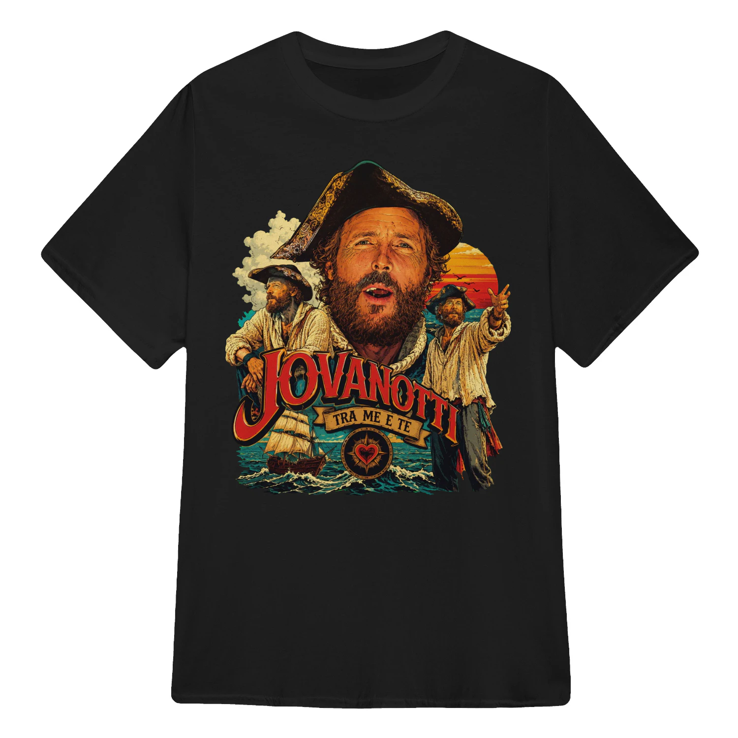 Jovanotti Merch Tra Me E Te Stile Pirata Vintage