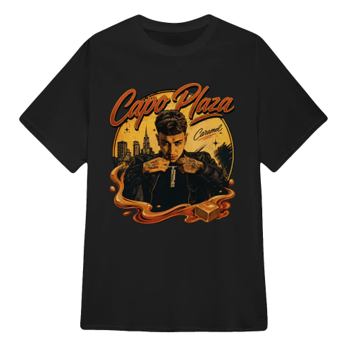 Capo Plaza Merch Illustrazione Artistica Esclusiva Caramel