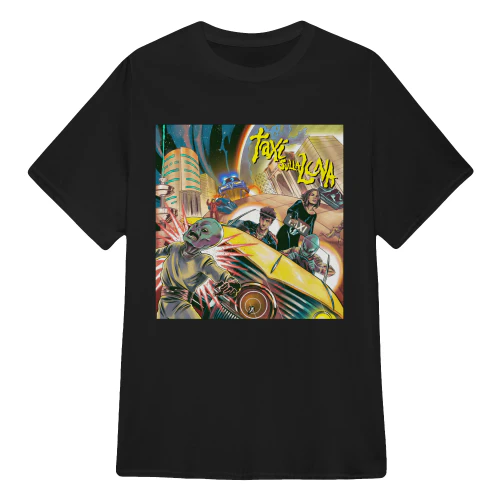 Tony Effe Merch Taxi Sulla Luna Sci-Fi Comic Art