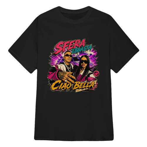 Sfera Ebbasta Merch Ciao Bella Trap Art