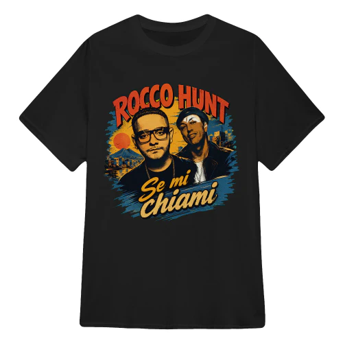 Rocco Hunt Merch Se Mi Chiami Vintage Comic Art