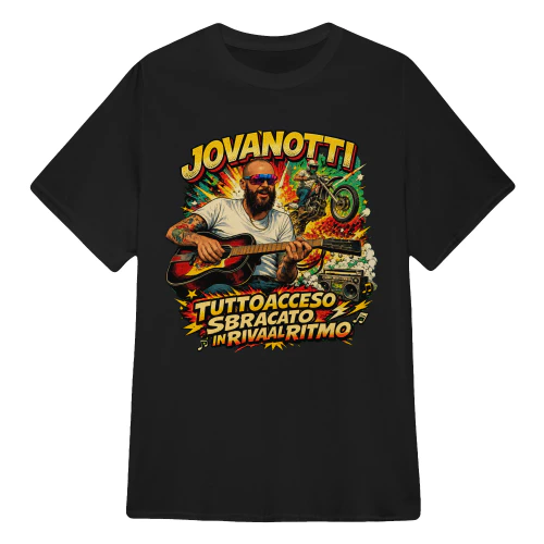 Jovanotti Merch Tutto Acceso Pop Art Graphic
