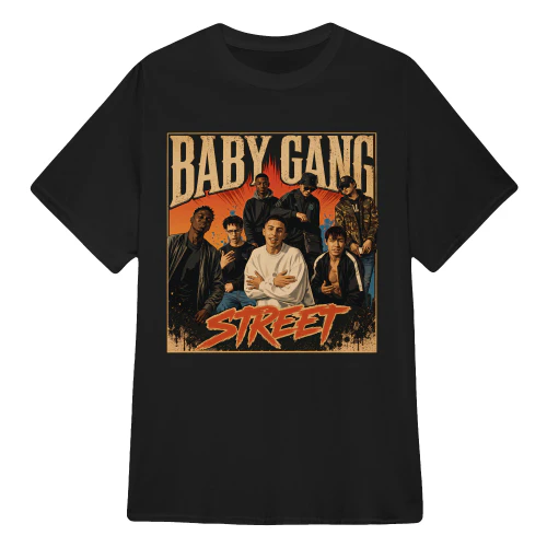 Baby Gang Merch Street Rap Graphic Art