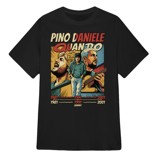 Pino Daniele Merch Quando Vintage Comic Art