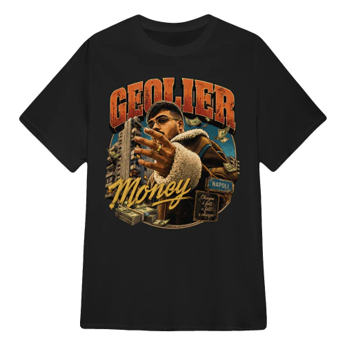 Geolier Merch Money Napoli Retro Streetwear