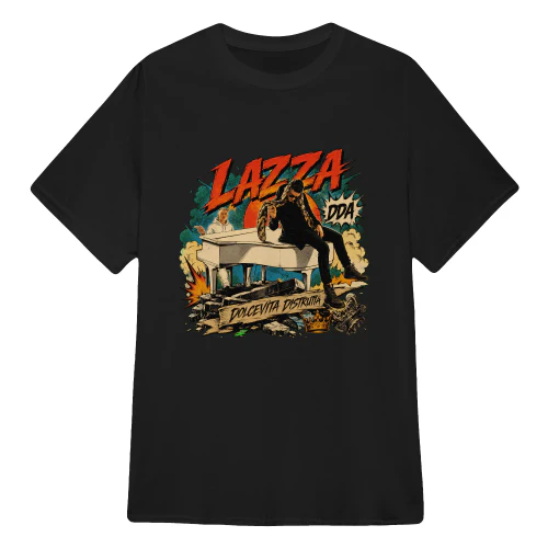 Lazza Merch Dolcevita Distrutta DDA Comic Art