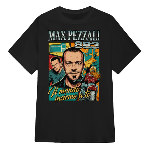 Max Pezzali 883 Merch Il Mondo Insieme A Te Pop Art