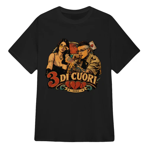 Anna Pepe Merch 3 Di Cuori Vintage Graphic Art