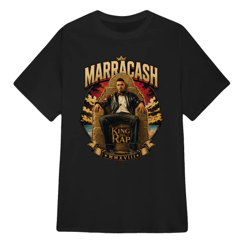 Marracash Merch King Del Rap MMXVIII Trono Graphic