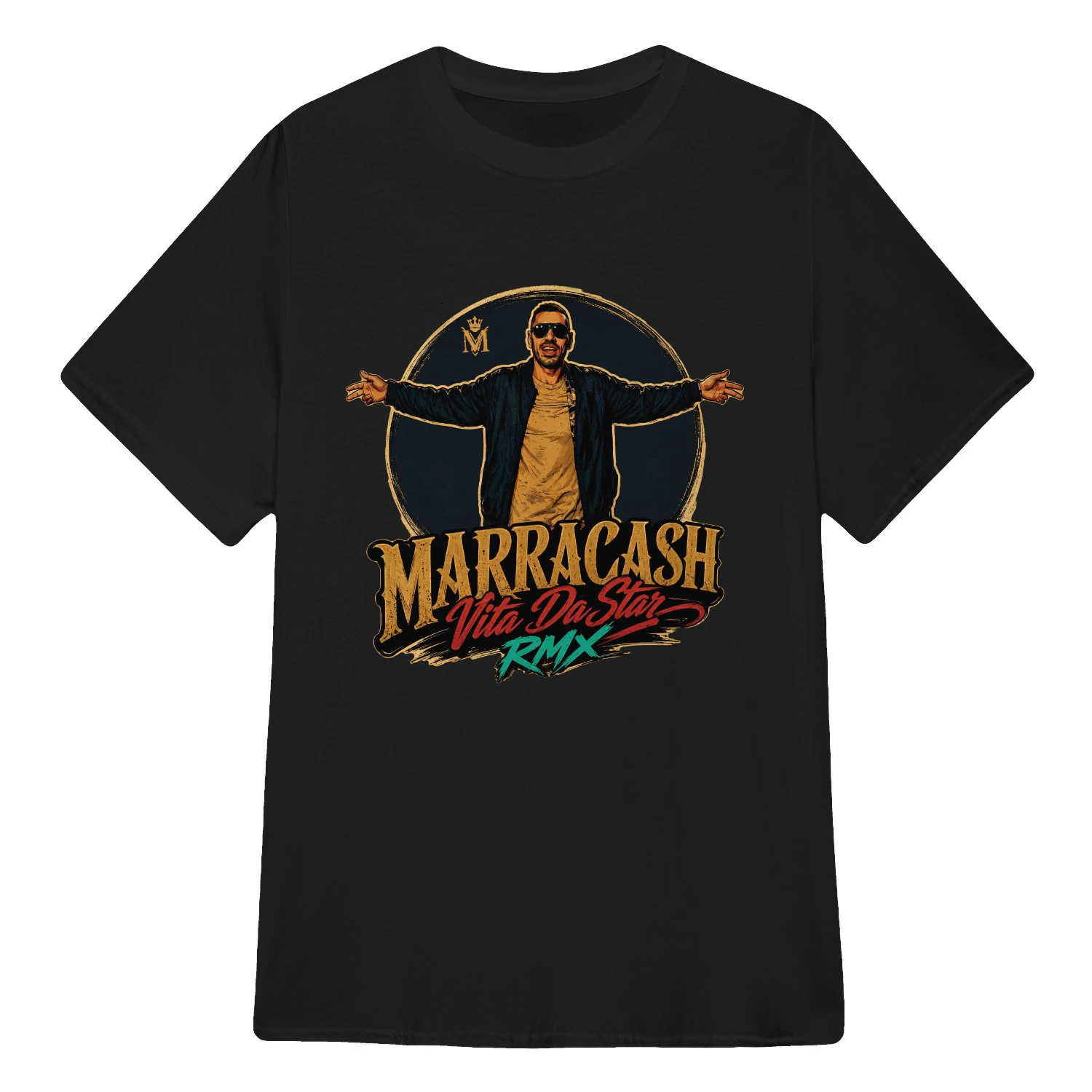 Marracash Merch Vita Da Star RMX Graphic