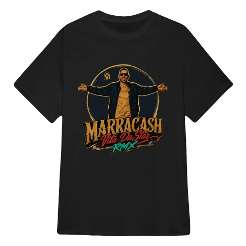Marracash Merch Vita Da Star RMX Graphic