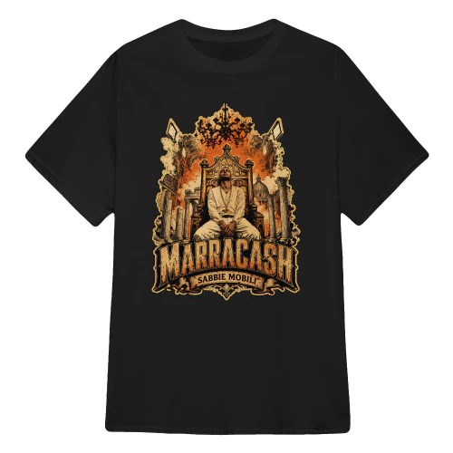 Marracash Merch Sabbie Mobili Trono Reale