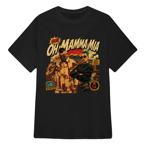 Guè Merch Oh Mamma Mia Comic Art