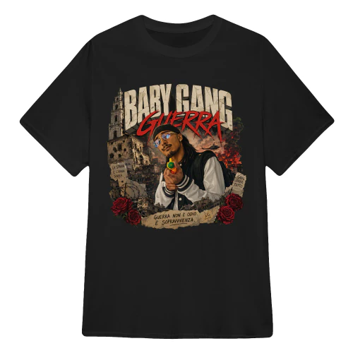 Baby Gang Merch Guerra Sopravvivenza Design