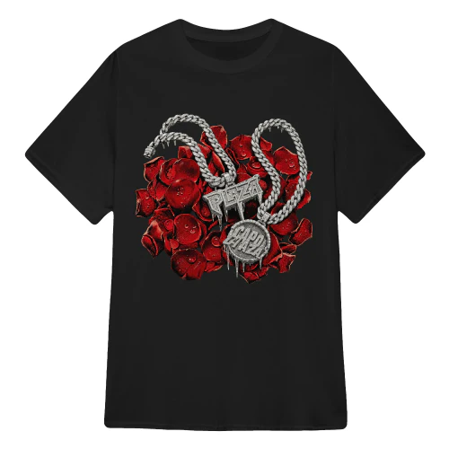 Capo Plaza Merch 4U Iced Out Roses Design