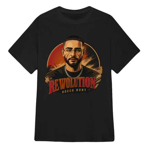 Rocco Hunt Merch Rewolution Graphic Art