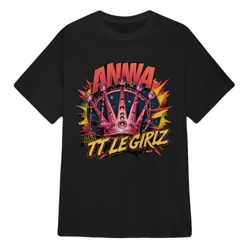 Anna Pepe Merch TT LE GIRLZ Corona Rosa Pop Art