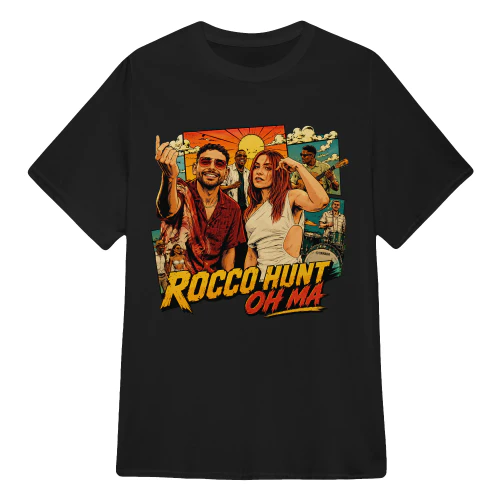 Rocco Hunt Merch Oh Ma Retro Comic Illustration