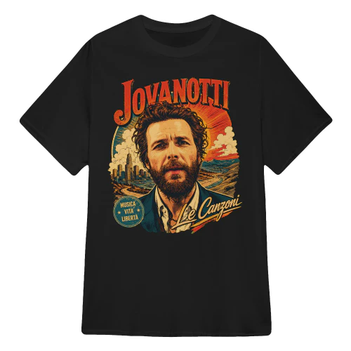 Jovanotti Merch Le Canzoni Vintage Artwork