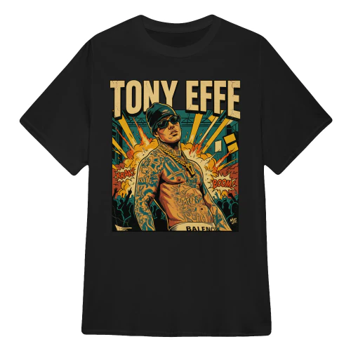 Tony Effe Merch  tile Fumetto Vintage